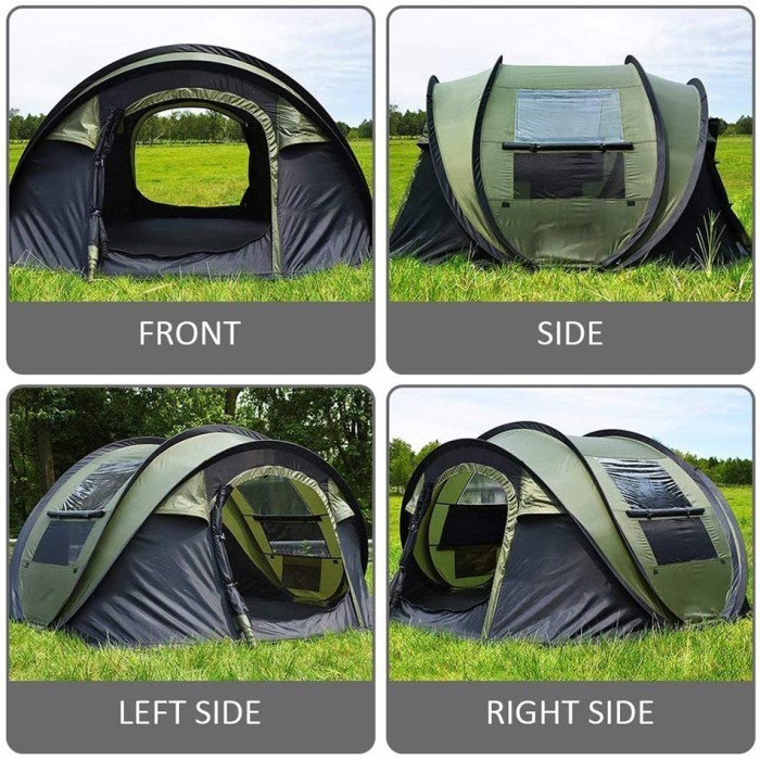 Alltrek Tenda Camping Rinnezic Otomatis Outdoor Waterproof