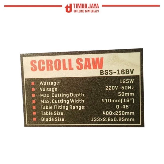 Mollar Scroll Saw Variable Speed Modern 16 Gergaji Figura Dremel