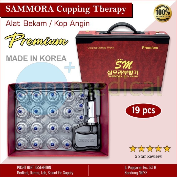 Sammora Kop Angin / Alat Bekam / Cupping Therapy Premium Isi 19Pcs Termurah Terlaris Promo