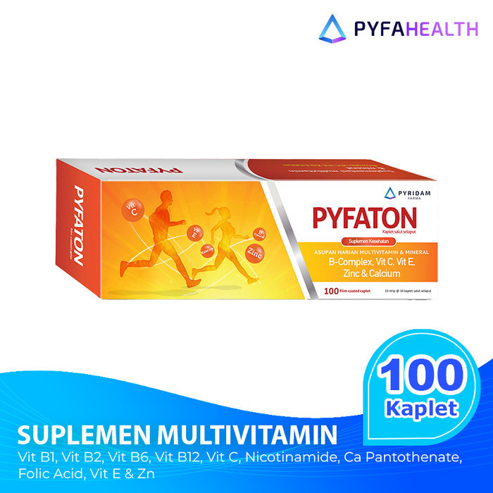 Pyfaton Suplemen Multivitamin Dan Mineral - 100 Kaplet