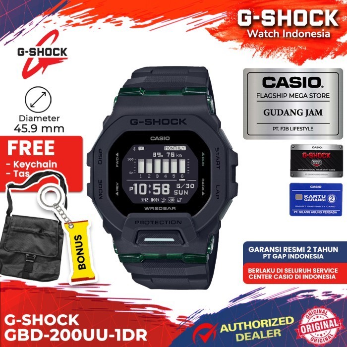 G-Shock Gshock Gbd-200Uu-1Dr Gbd-200Uu Gbd-200 Gbd200Uu Gbd 200Uu