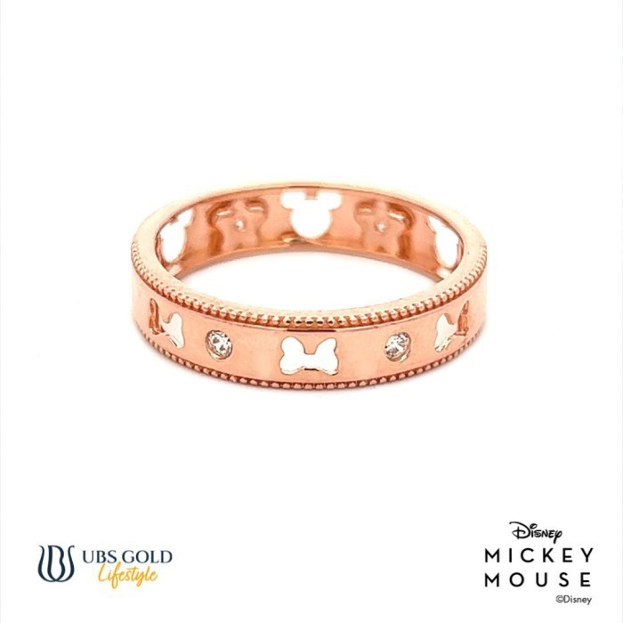 Ubs Cincin Emas Disney Mickey & Minnie Mouse - Ccy0111 - 17K