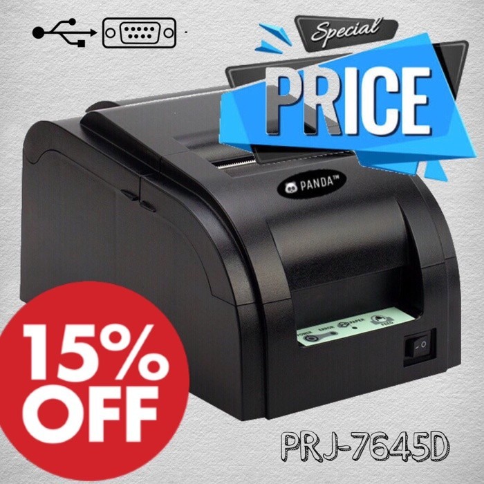 Printer Kasir Dotmatrix 76Mm Panda Prj-7645D (Usb+Serial)
