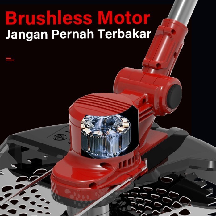 Ironhoof Brushless Mesin Pemotong Rumput Baterai 48V Potong Rumput Termurah Terlaris Promo