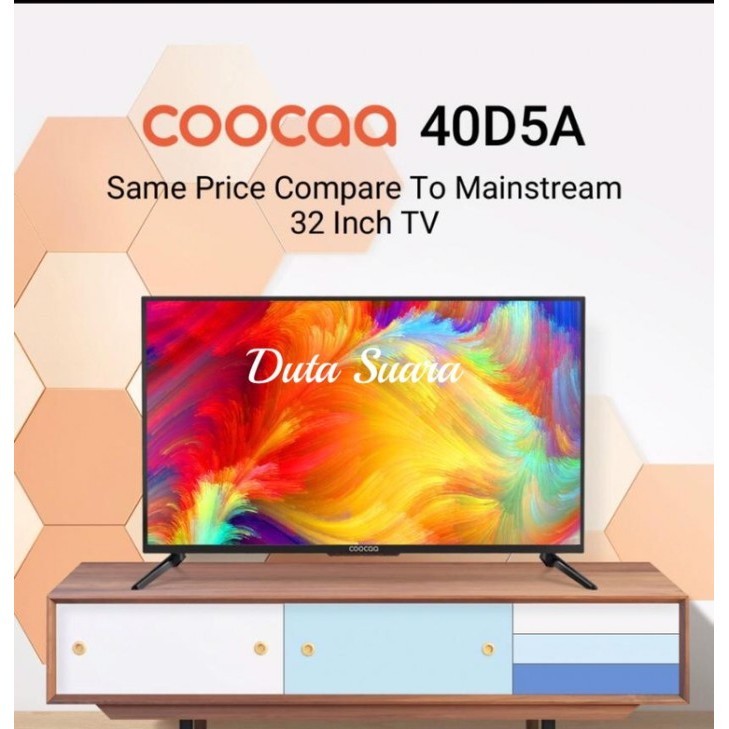 Coocaa Tv Led 40 Inch 40D5A Full Hd Tv Garansi Resmi 3 Tahun New 2019