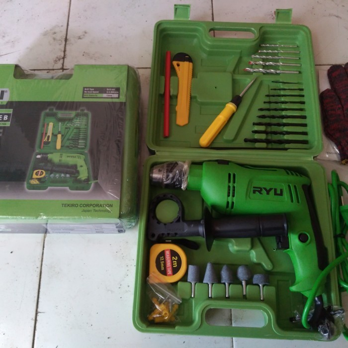 TERBARU - mesin bor set 13 mm Ryu
