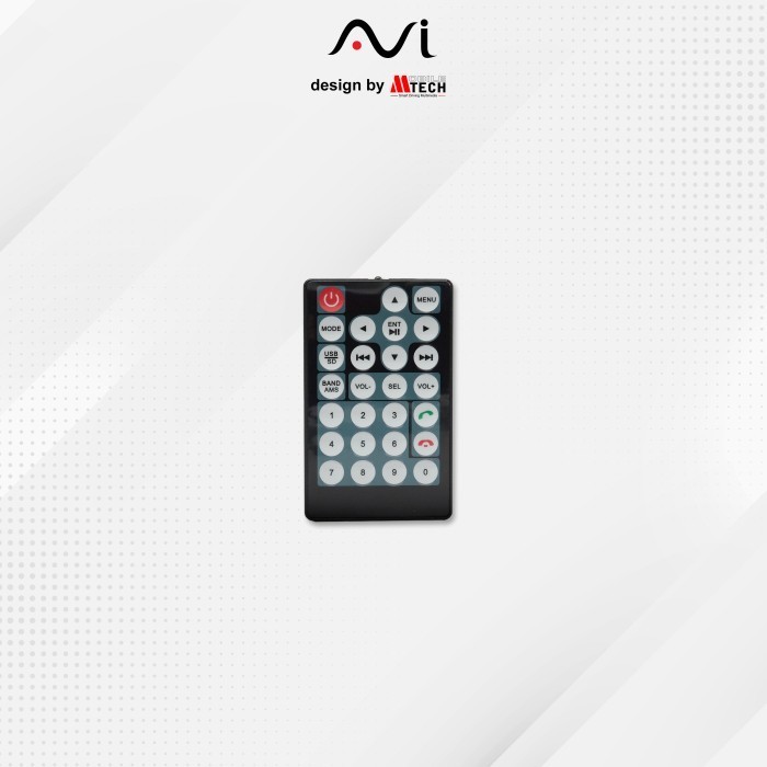 Headunit Double Din Deckless Mp5 Avi-1800 7" Mobiletech