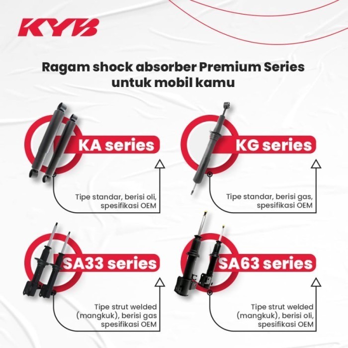 Shock Breaker Kyb / Kayaba Premium Nissan Grand Livina Depan 2007-On