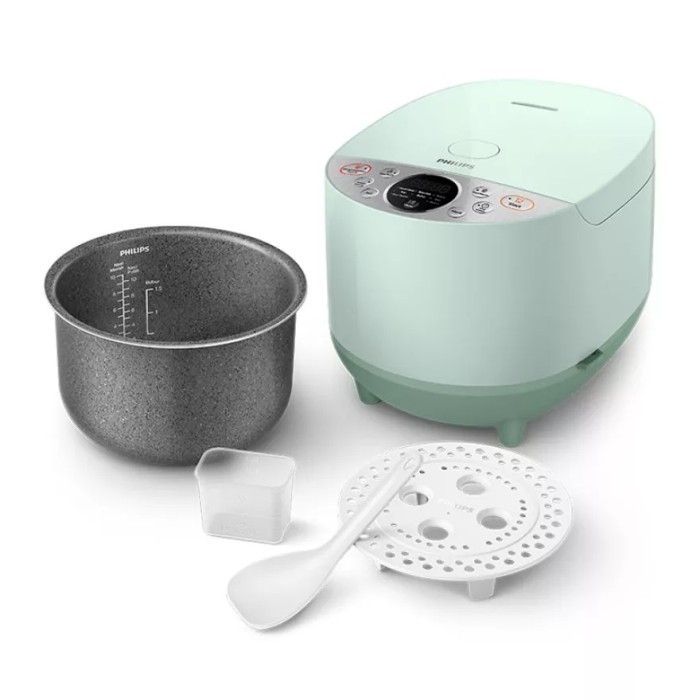 Philips Rice Cooker Hd4515 Digital 1.8L Penanak Nasi Hd 4515