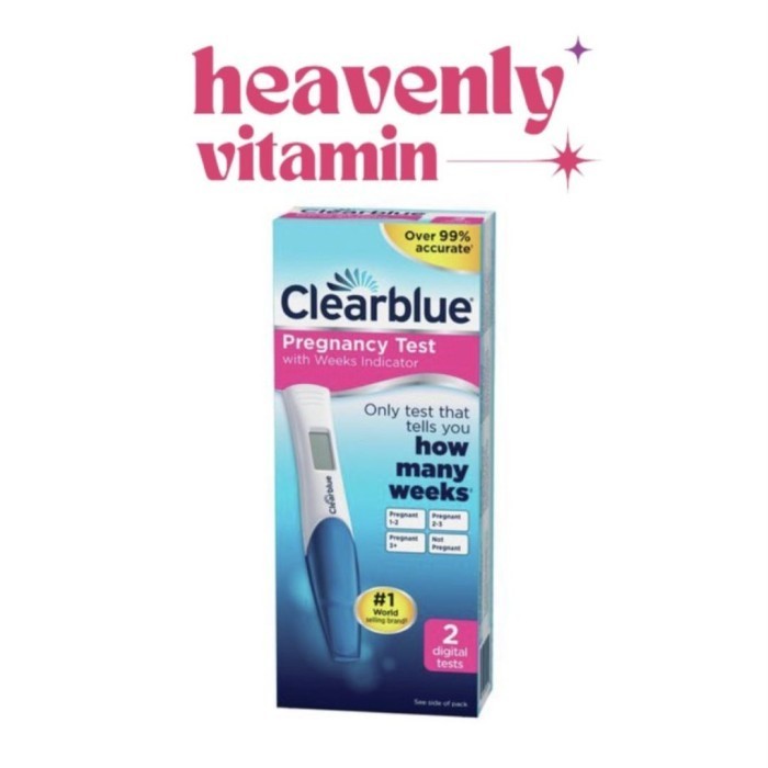 CLEARBLUE TEST PACK DIGITAL ORIGINAL - HOW MANY WEEKS