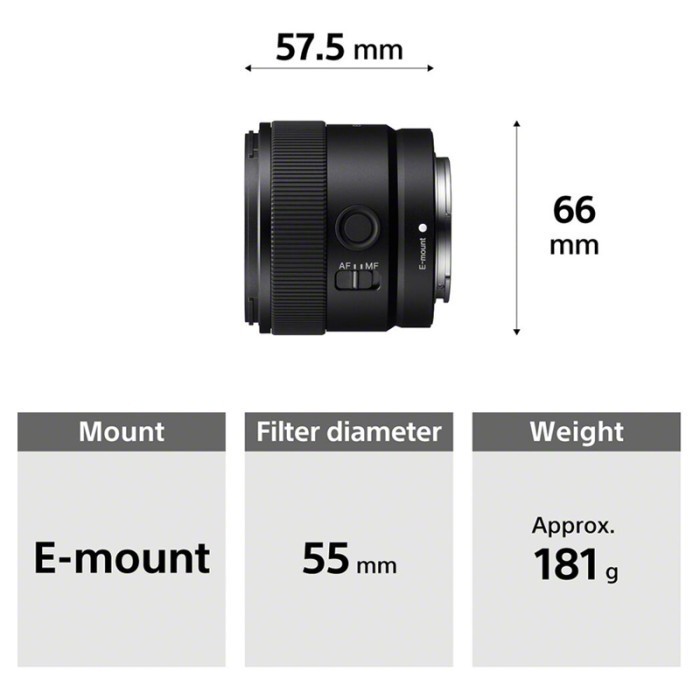 Sony E 11Mm F1.8 Apsc Lens Sony 11 Mm F/1.8 Garansi Resmi