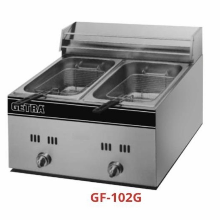 Getra Gf 102G Gas Deep Fryer Double Tank - Gf102