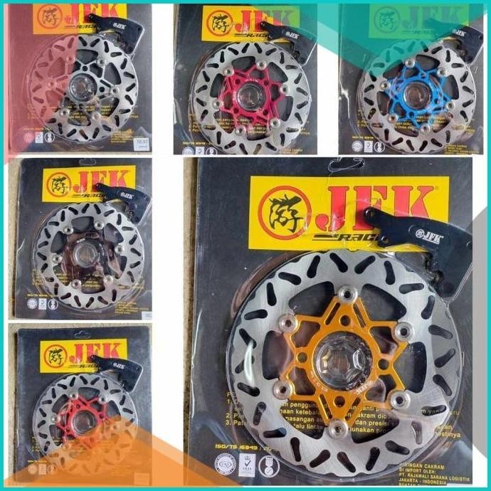 CAKRAM DISC DEPAN 220 MM JFK HONDA VARIO BEAT CNC FLOATING 19F3B2024 a