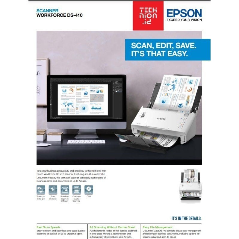 Epson Scanner Ds 410 Workforce
