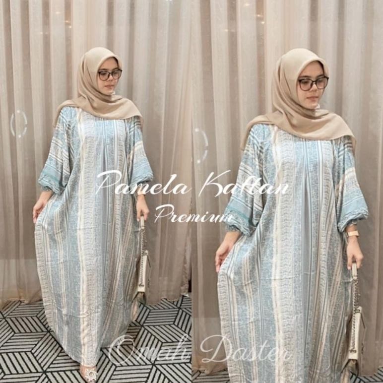 Get New Daster Kaftan Pamela Pakaian Muslim Kekinian Jaminan Original