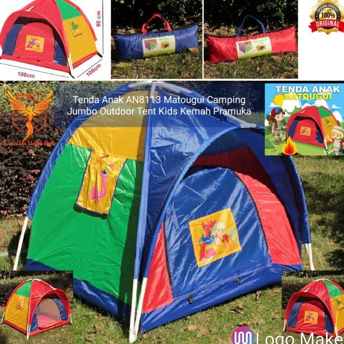 New Tenda Anak AN8113 Matougui Camping Jumbo Outdoor Tent Kids Kemah