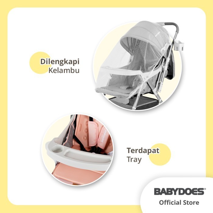 Babydoes Stroller Ch 324 Elloz Chic Reversible Termurah Terlaris Promo