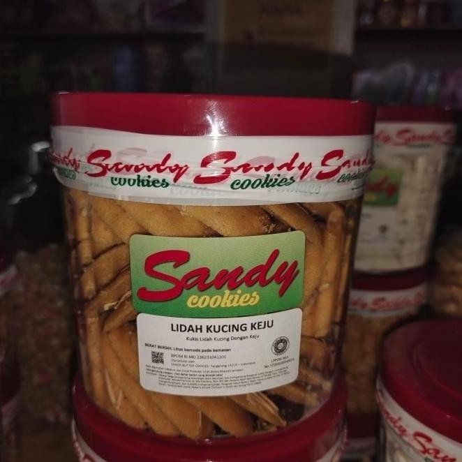 Terbaru Diskon Sandy Cookies Lidah Almond Keju Kue Lebaran