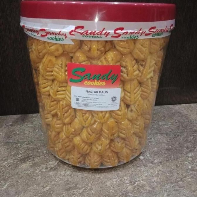 Terbaru Sandy Cookies Nastar Daun Toples Besar Dfgf6546E