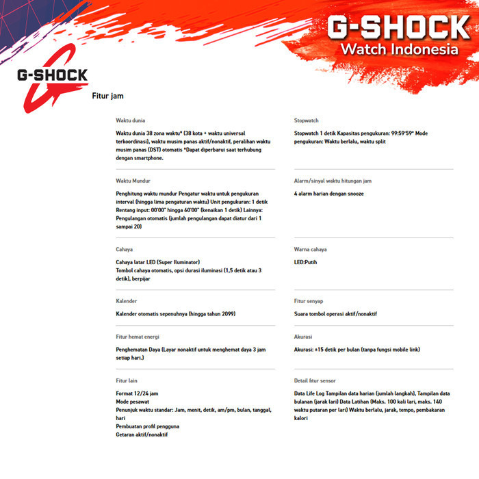 G-Shock Gshock Gbd-200-1Dr Gbd-200-1D Gbd-200 Gbd200 Gbd 200