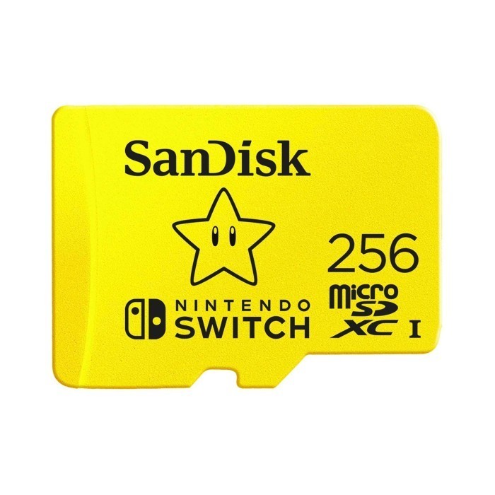 Sandisk Nintendo Micro Sd Sdxc 256Gb 100Mbps Sdsqxao-256G-Gnczn