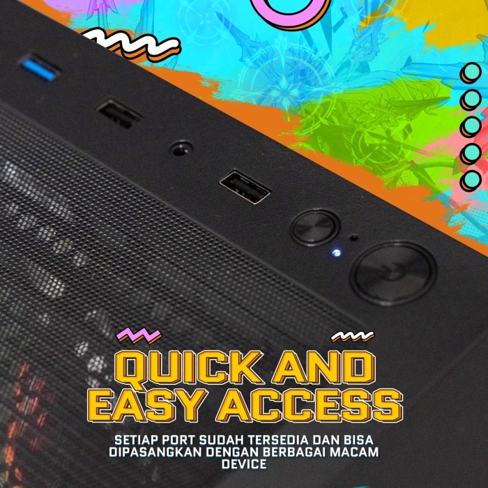 Imba Cheapshot Pc Ryzen 5 4500 Rx 6700 Xt Rakitan Gaming Pc