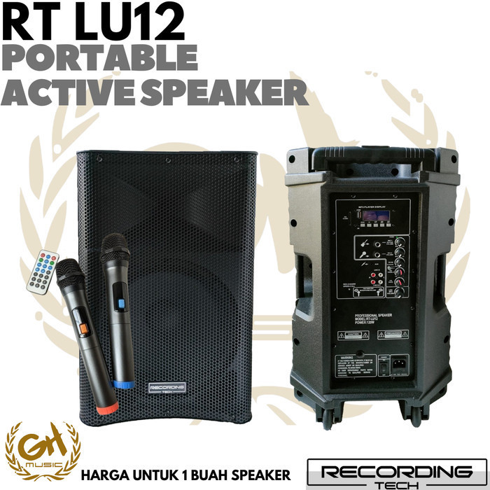 Recording Tech Rt-Lu12 Portable Active Speaker