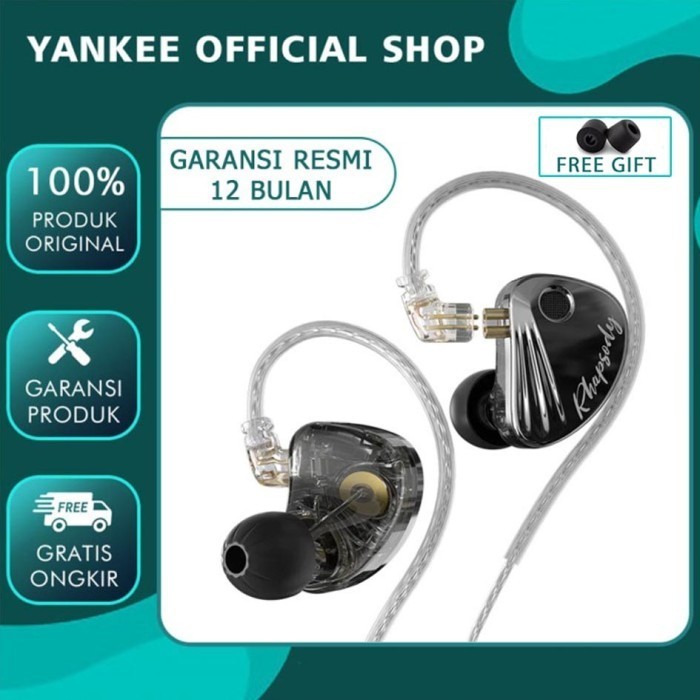 Cca Rhapsody 2Dd + 4Ba Hybrid Iem Hifi Earphone