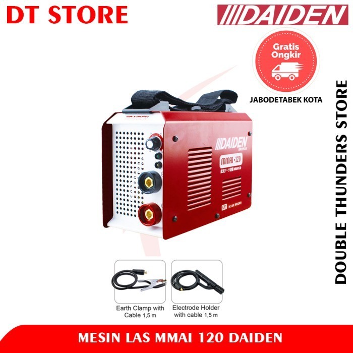 Daiden Mesin Las Mmai120 / Mesin Trafo Las Inverter Mmai120