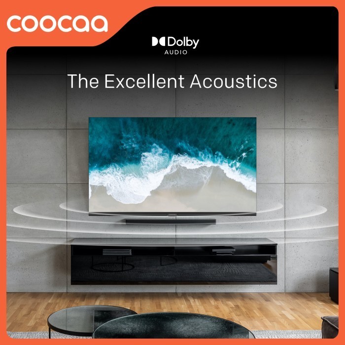 [Google Tv] Coocaa 43 Inch Smart Led Tv - Flicker Free (Coocaa 43Z72)