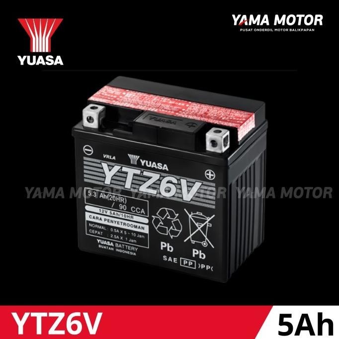 #####] AKI KERING YTZ-6V SATRIA FU VARIO 150 PCX SONIC 150 YUASA