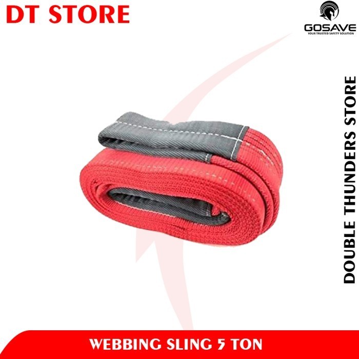 Gosave Webbing Sling Belt 5 Ton X 8 Meter / Tali Sabuk 5T X 8M
