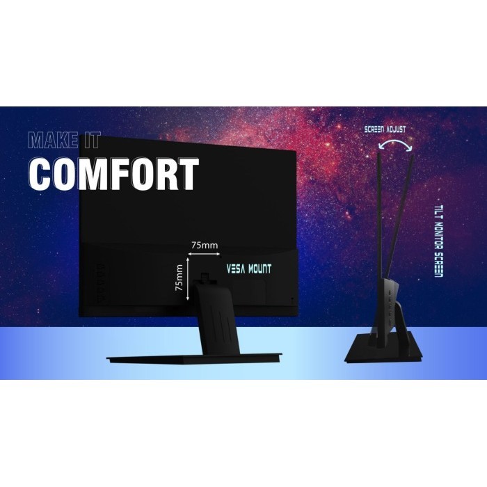 Cube Gaming Retina Pro F22V10H 22 Inch Fhd Gaming Monitor 100Hz