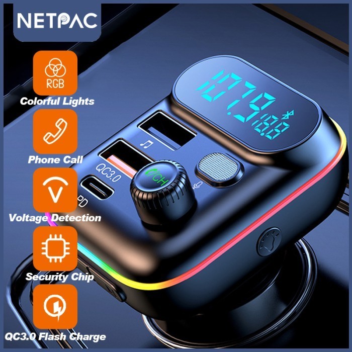 Netpac New Car Bluetooth Mp3 Player Bluetooth Receiver Car Charger