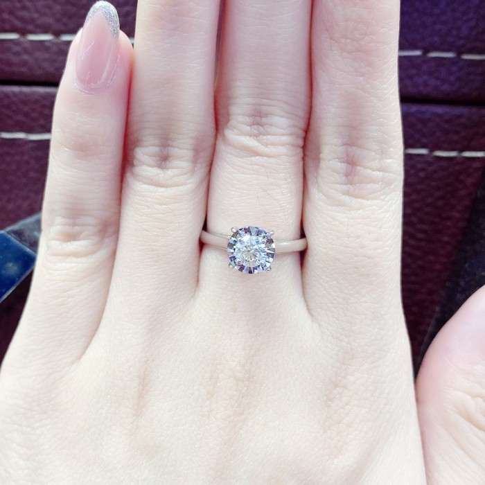 Cincin Berlian Solitaire Sertifikat Gia Klr881944 - Kimberly Jewellery