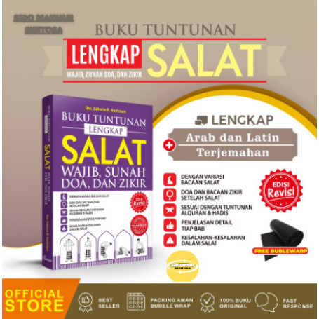 

BUKU TUNTUNAN LENGKAP SHALAT WAJIB SUNAH DOA DAN DZIKIR - UST. ZAKARIA