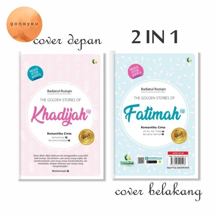 

THE GOLDEN STORIES KHADIJAH & FATIMAH 2in 1 Buku Islami