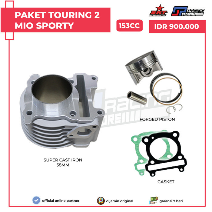 Brt Paket Touring 2 Bore Up Mio Sporty Blok Piston