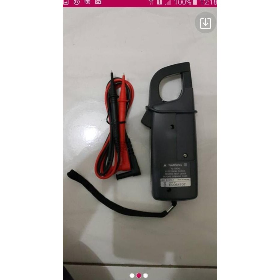 Digital Tang Ampere Kyoritsu 2007A Clamp Multimeter Amper