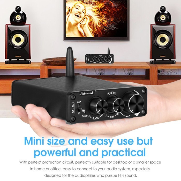 Nobsound Ns 15G / Ns15G Mini Bluetooth Digital Amplifier Receiver