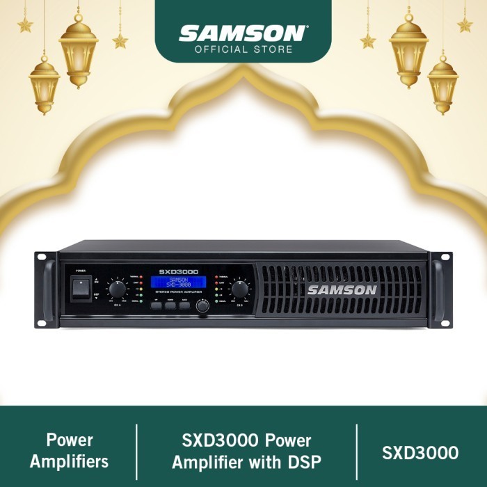 Samson Sxd3000 Power Amplifier With Dsp