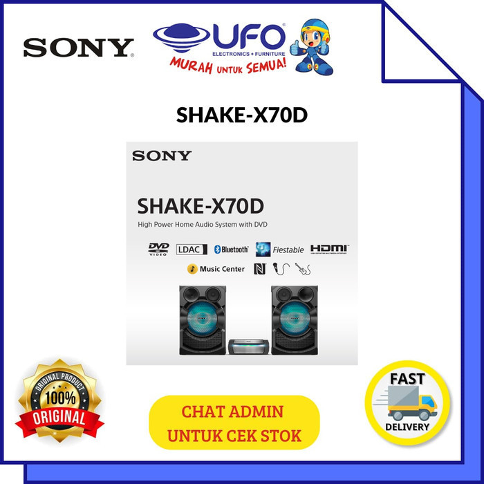 Sony Shake-X70 Speaker Audio System - Free Microphone