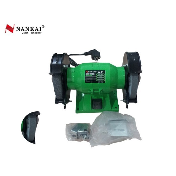 Nankai Mesin Gerinda / Gurinda Duduk / Bench Grinder 6"