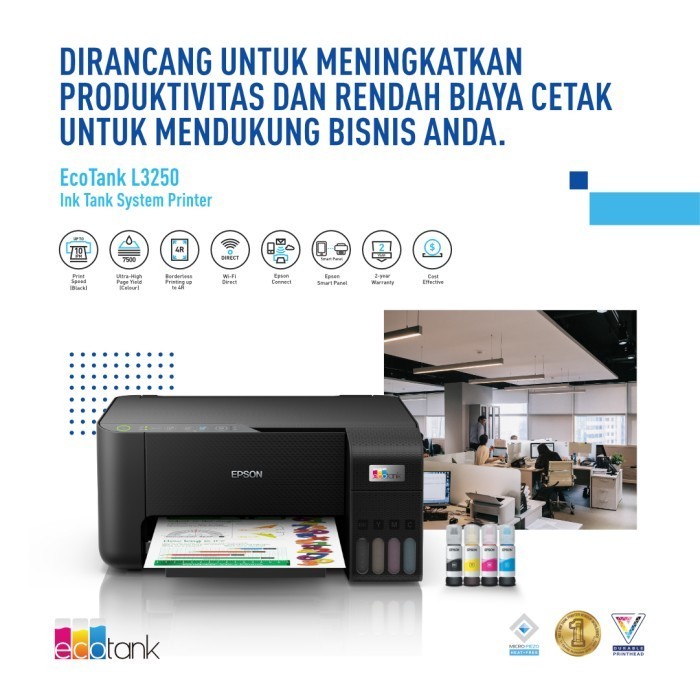 Printer Epson L3250 L-3250 L 3250 Pengganti L3150 L-3150 Wifi Wireless