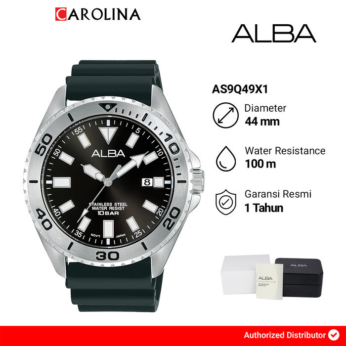 Jam Tangan Pria Alba As9Q49X1