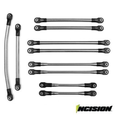 VANQUISH Incision SCX10ii 313mm Stainless Steel Link Kit 313 mm 10pcs