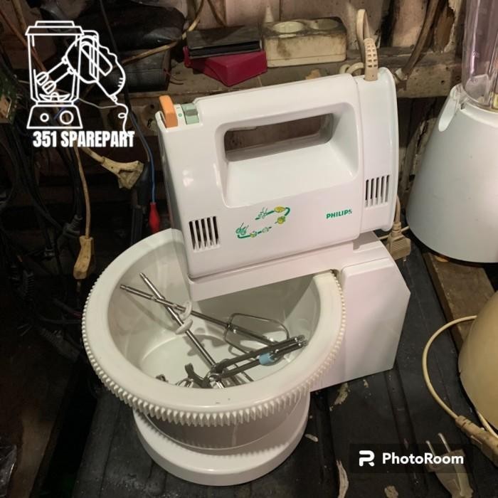 Stand mixer philips HR 1500 full set original holland second