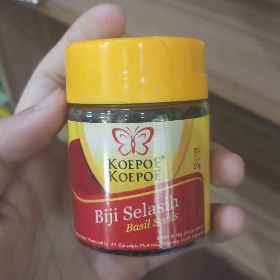 

biji selasih 50gr koepoe koepoe / lusin HE