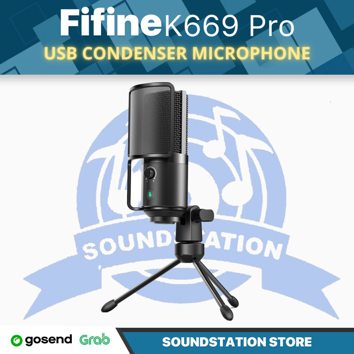 Mic Fifine K669B Microphone For Gaming,Recording,Podcasting &Youtubers