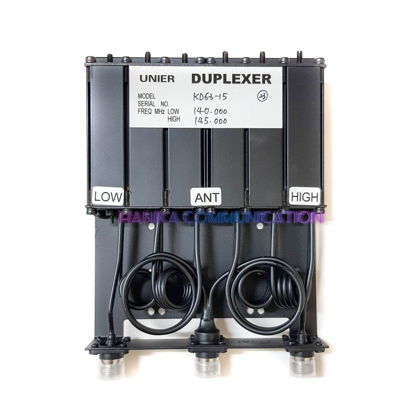 Unier Kd63-15 Duplexer Vhf 140-145Mhz Ori Baru Repeater Radio Rig